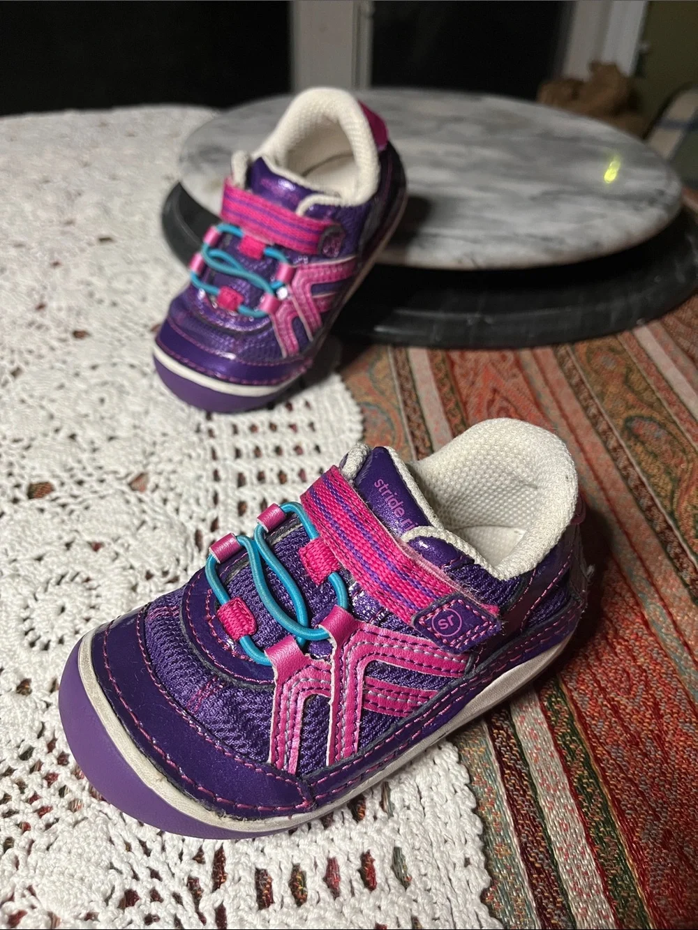 Stride Rite Mad to Play Purple & Pink Toddler Active Sneaker baby